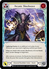 Arcanic Shockwave (Yellow) Rainbow Foil 1st Ed