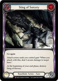Sting of Sorcery Rainbow Foil 1st Ed