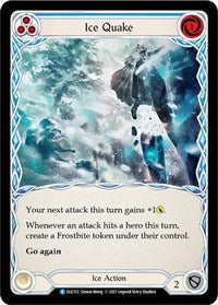 Ice Quake (Blue) Rainbow Foil 1st Ed