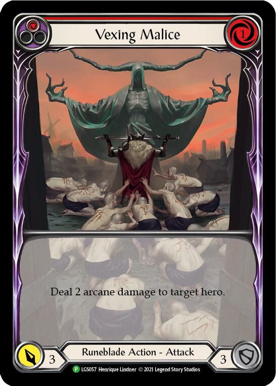 Vexing Malice (Red) Rainbow Foil Promo
