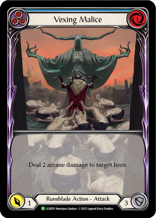 Vexing Malice (Blue) Rainbow Foil Promo
