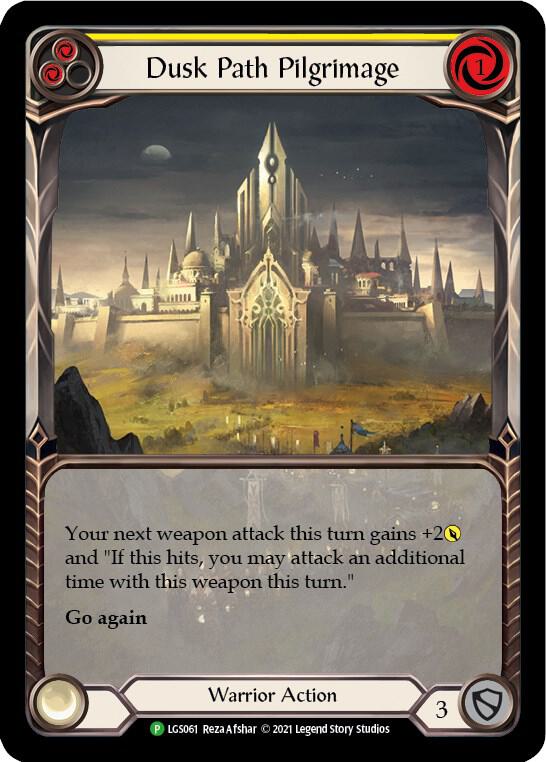 Dusk Path Pilgrimage (Yellow) Rainbow Foil Promo