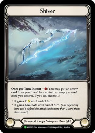 Shiver - LGS067 (LGS067) - Flesh and Blood: Promo Cards Cold Foil