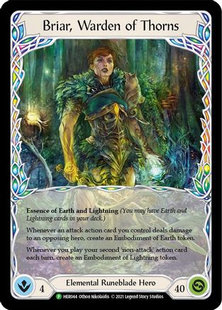 Briar, Warden of Thorns - HER044 (HER044) - Flesh and Blood: Promo Cards Cold Foil