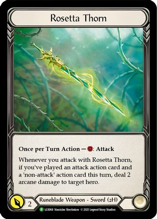 Rosetta Thorn - LGS068 (LGS068) - Flesh and Blood: Promo Cards Cold Foil