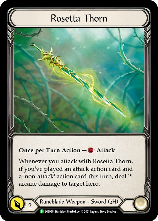 Rosetta Thorn Cold Foil Promo