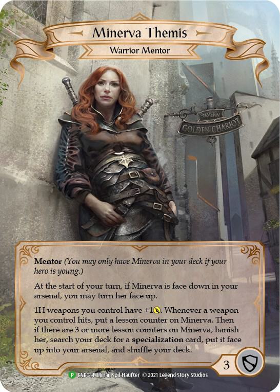 Minerva Themis Rainbow Foil Promo