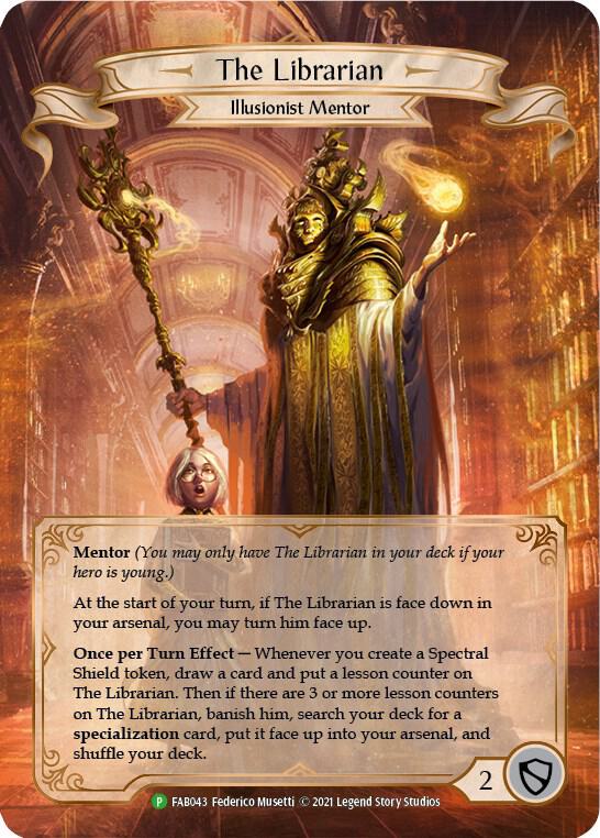 The Librarian Rainbow Foil Promo