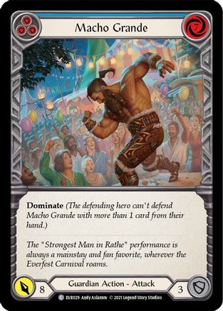 Macho Grande (Blue) (EVR029) - Everfest 1st Edition Rainbow Foil
