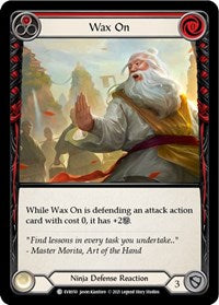 Wax On (Red) Rainbow Foil
