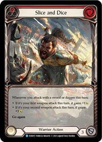 Slice and Dice (Red) (Extended Art) Rainbow Foil