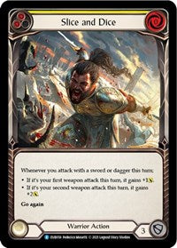 Slice and Dice (Yellow) Rainbow Foil