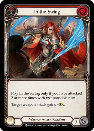 In the Swing (Red) (EVR063) - Everfest 1st Edition Rainbow Foil