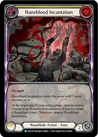 Runeblood Incantation (Yellow) (Extended Art) Rainbow Foil