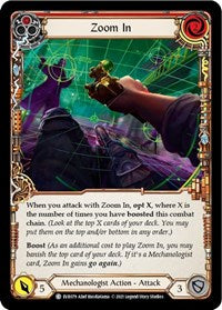 Zoom In (Red) Rainbow Foil