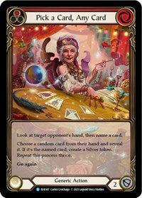 Pick a Card, Any Card (Red) (Extended Art) Rainbow Foil