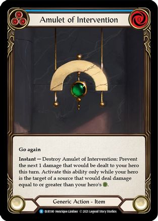 Amulet of Intervention (EVR180) - Everfest 1st Edition Cold Foil