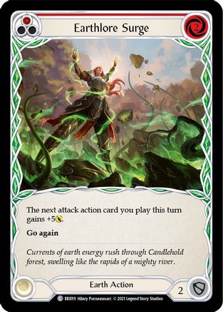 Earthlore Surge (Red) (BRI019) - Blitz Deck: Tales of Aria - Briar