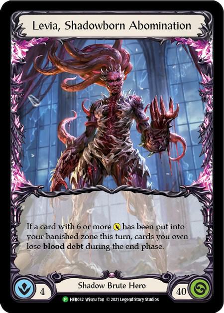 Levia, Shadowborn Abominatio Cold Foil Promo