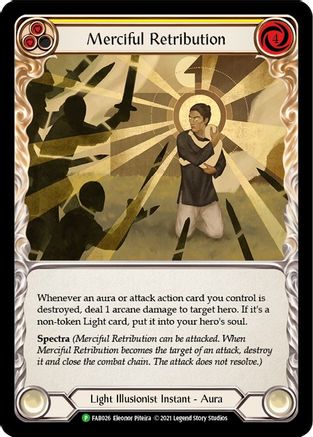 Merciful Retribution - FAB026 (FAB026) - Flesh and Blood: Promo Cards Cold Foil