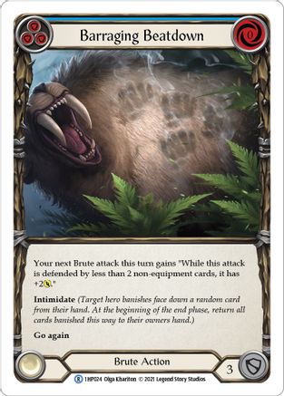Barraging Beatdown (Blue) (1HP024) - History Pack Vol.1