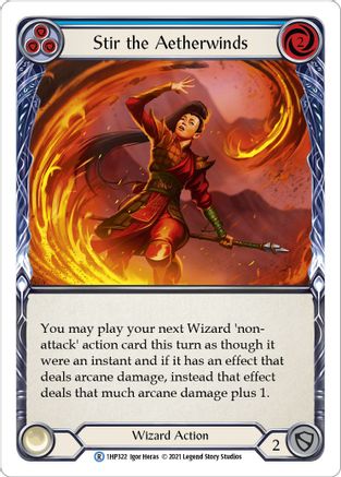 Stir the Aetherwinds (Blue) (1HP322) - History Pack Vol.1