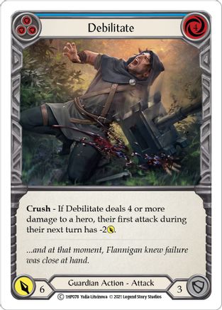 Debilitate (Blue) (1HP078) - History Pack Vol.1