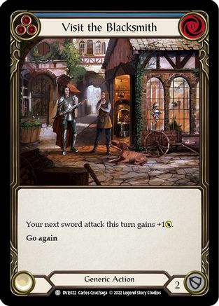 Visit the Blacksmith (DVR022) - Classic Battles: Rhinar vs Dorinthea
