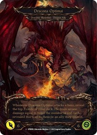 Invoke Dracona Optimai // Dracona Optimai (Marvel) Cold Foil