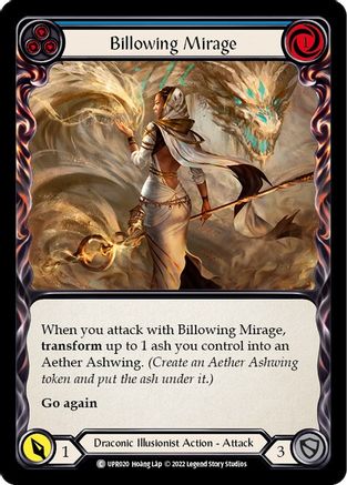 Billowing Mirage (Blue) (UPR020) - Uprising Rainbow Foil