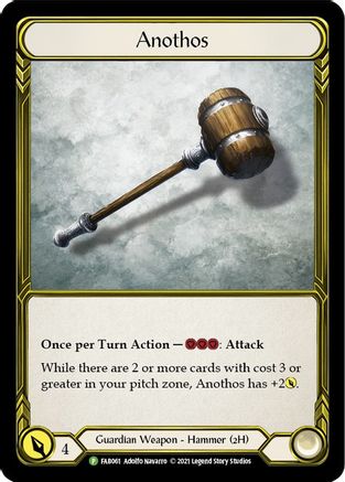 Anothos (Golden) - FAB061 (FAB061) - Flesh and Blood: Promo Cards Cold Foil