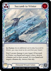 Succumb to Winter (Blue) Rainbow Foil