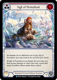 Sigil of Permafrost (Red) Rainbow Foil