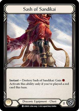 Sash of Sandikai (UPR085) - Uprising Rainbow Foil