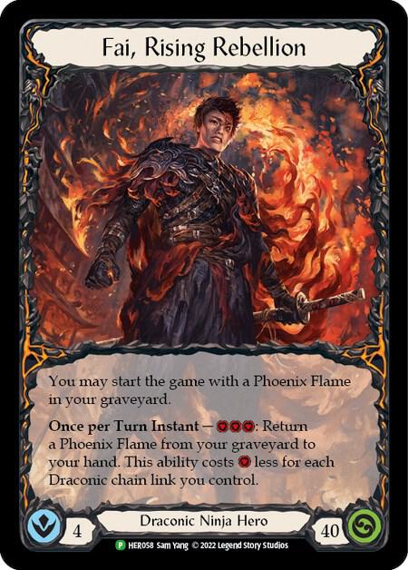Fai, Rising Rebellion Cold Foil Promo