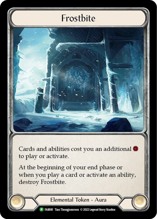 Frostbite Cold Foil Promo