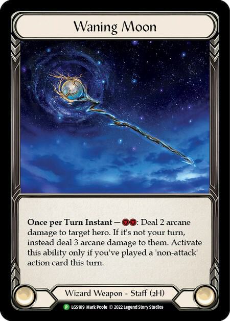 Waning Moon Cold Foil Promo