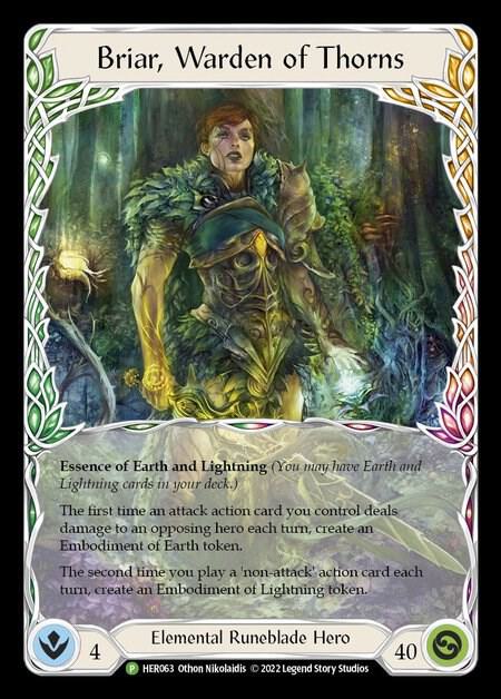 Briar, Warden of Thorns Cold Foil Promo Errata