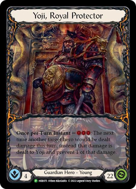 Yoji, Royal Protector Cold Foil Promo