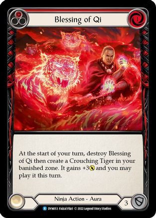 Blessing of Qi (Red) (DYN053) - Dynasty Rainbow Foil