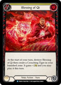 Blessing of Qi (Yellow) Rainbow Foil
