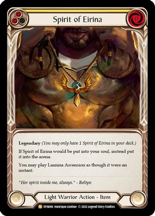Spirit of Eirina (DYN066) - Dynasty Rainbow Foil