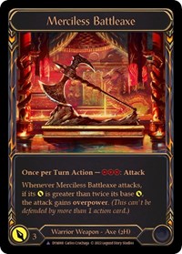 Merciless Battleaxe (Marvel) Cold Foil