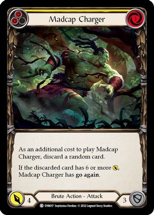 Madcap Charger (Yellow) (DYN017) - Dynasty Rainbow Foil