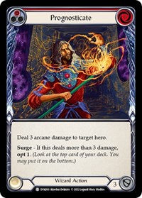 Prognosticate (Red) Rainbow Foil