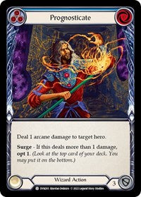 Prognosticate (Blue) Rainbow Foil