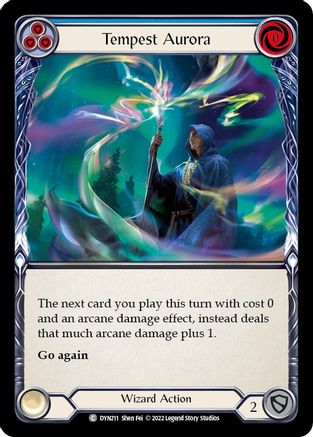 Tempest Aurora (Blue) (DYN211) - Dynasty Rainbow Foil