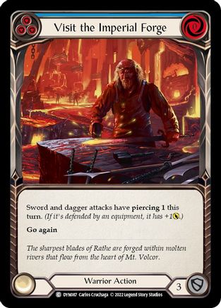 Visit the Imperial Forge (Blue) (DYN087) - Dynasty