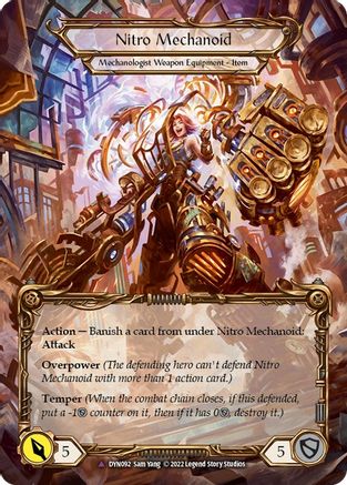 Construct Nitro Mechanoid // Nitro Mechanoid (Marvel) (DYN092) - Dynasty Cold Foil