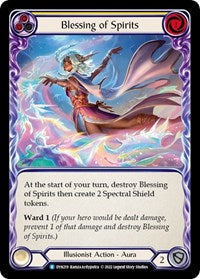 Blessing of Spirits (Yellow) Rainbow Foil